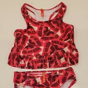 Joe Fresh Girls size 4 Bikini Swimwear Butterfly